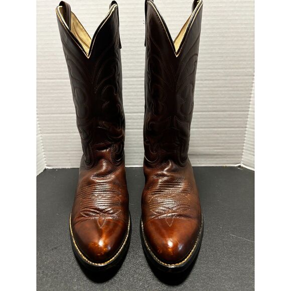 Vtg Men\'s Cowboy Boots by Acme Size 10.5 main image 10